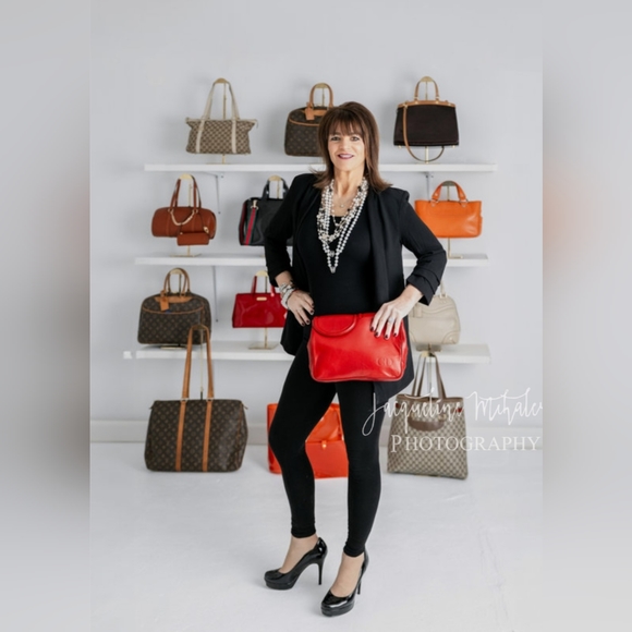 CHRISTIAN DIOR RARE VINTAGE LIPSTICK RED LAMBSKIN LEATHER DOUBLE FLAP CLUTCH BAG - Picture 3 of 17